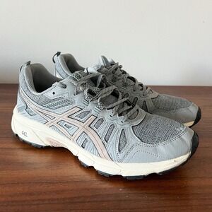 ASICS Gel-Venture 7 Trail Running Shoes Gray Womens 11.5 Athletic Sneakers